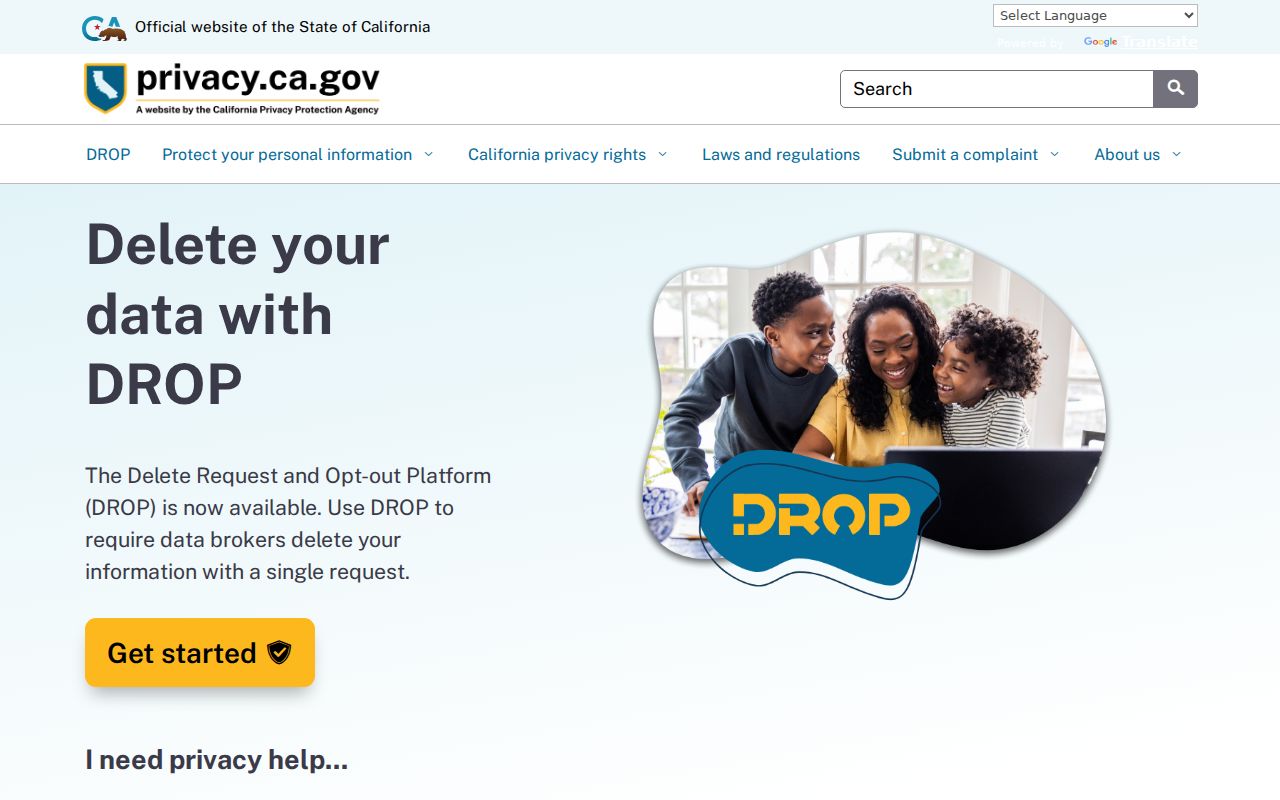 Brea ZIP code directory California privacy guidance portal